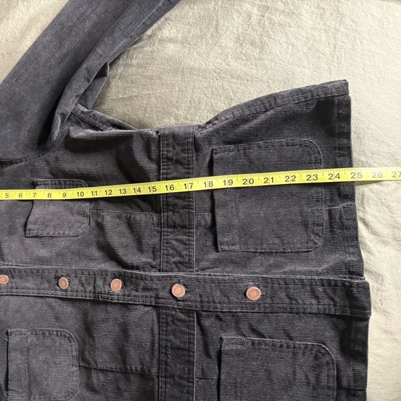 Jones Sport Black Corduroy Jacket Womens L Whimsygoth Dark Academia Coat Blazer - Picture 5 of 5